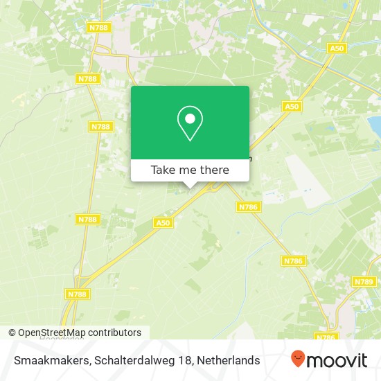 Smaakmakers, Schalterdalweg 18 map