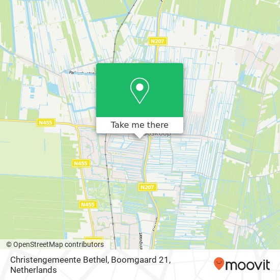 Christengemeente Bethel, Boomgaard 21 map