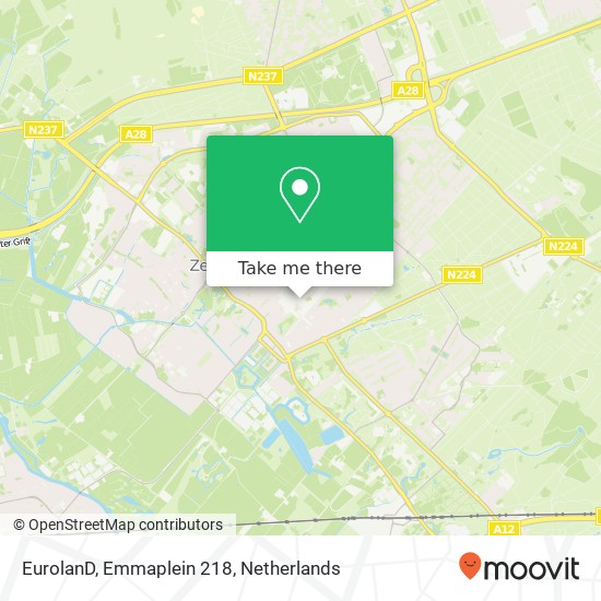 EurolanD, Emmaplein 218 map