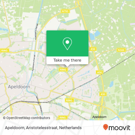Apeldoorn, Aristotelesstraat map