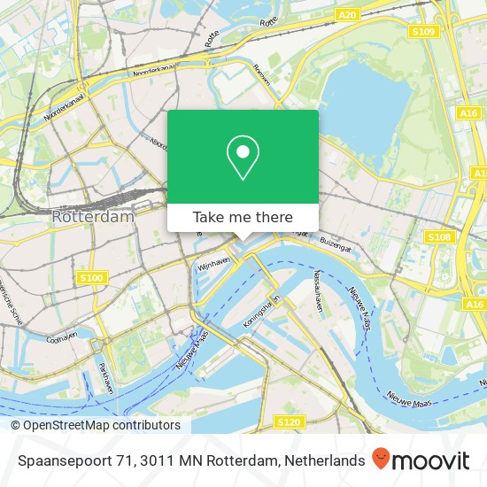 Spaansepoort 71, 3011 MN Rotterdam map