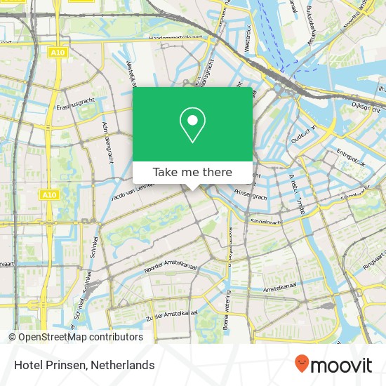 Hotel Prinsen map