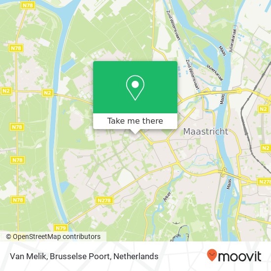 Van Melik, Brusselse Poort map