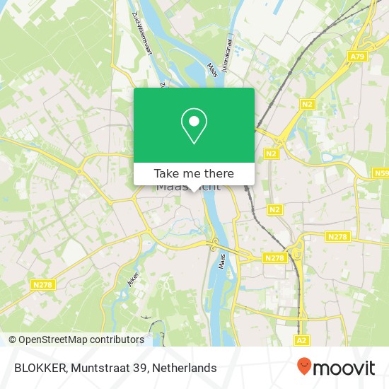 BLOKKER, Muntstraat 39 map