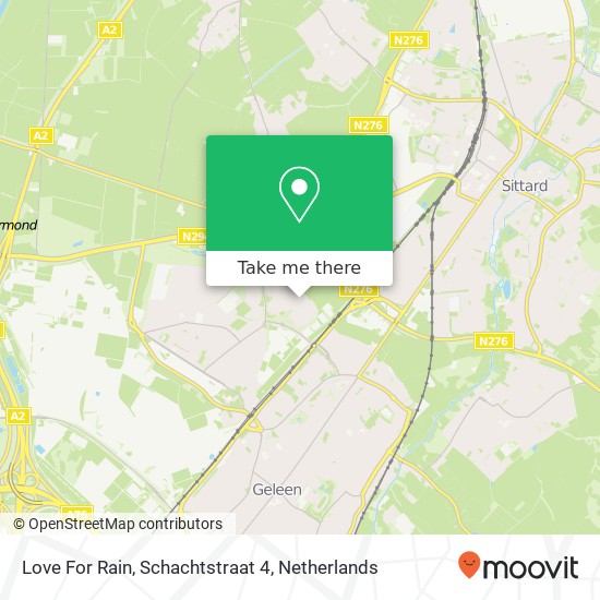 Love For Rain, Schachtstraat 4 map