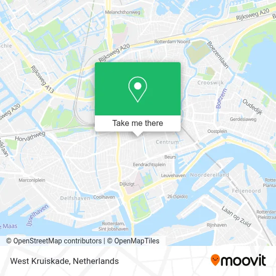 West Kruiskade map