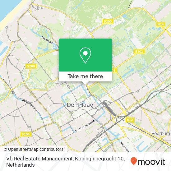 Vb Real Estate Management, Koninginnegracht 10 map