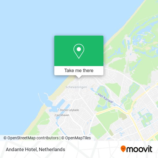 Andante Hotel map