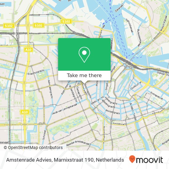 Amstenrade Advies, Marnixstraat 190 Karte