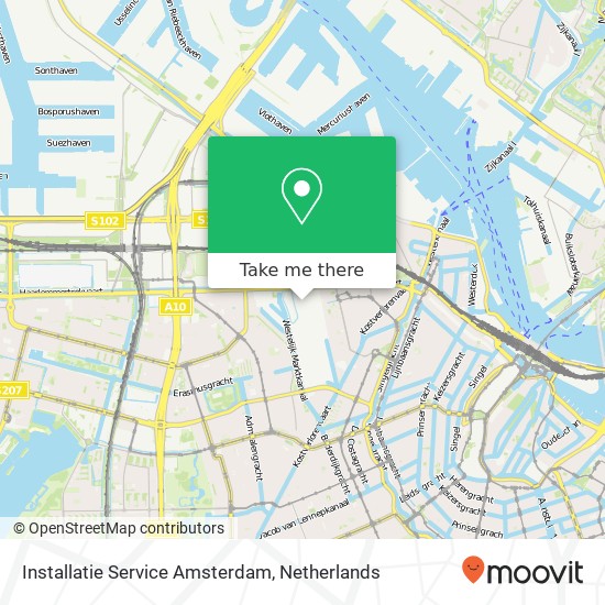 Installatie Service Amsterdam map