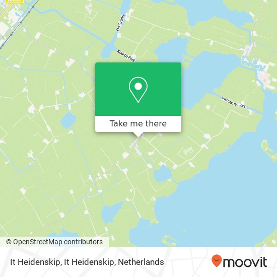 It Heidenskip, It Heidenskip map