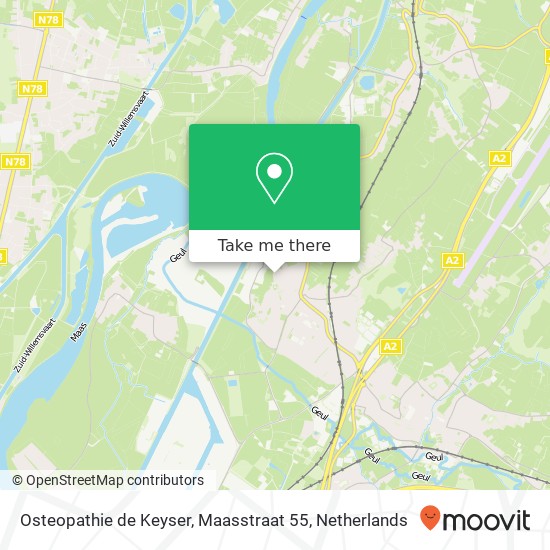 Osteopathie de Keyser, Maasstraat 55 map