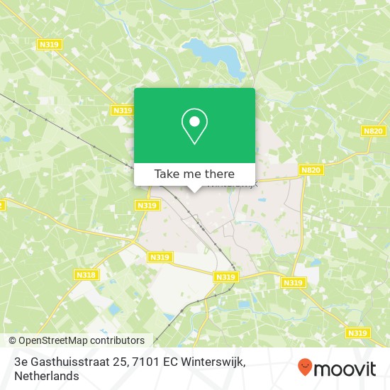 3e Gasthuisstraat 25, 7101 EC Winterswijk map