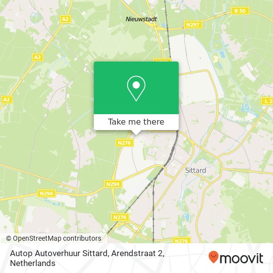 Autop Autoverhuur Sittard, Arendstraat 2 map