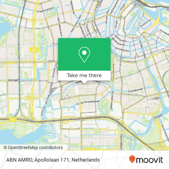 ABN AMRO, Apollolaan 171 map