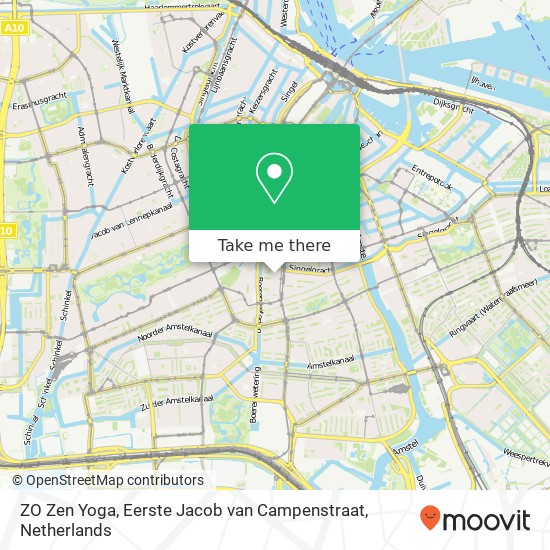 ZO Zen Yoga, Eerste Jacob van Campenstraat map