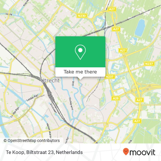 Te Koop, Biltstraat 23 map