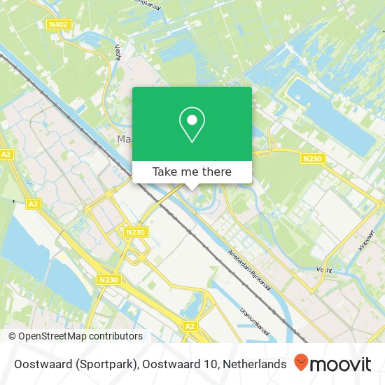 Oostwaard (Sportpark), Oostwaard 10 map