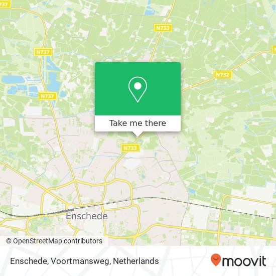 Enschede, Voortmansweg map