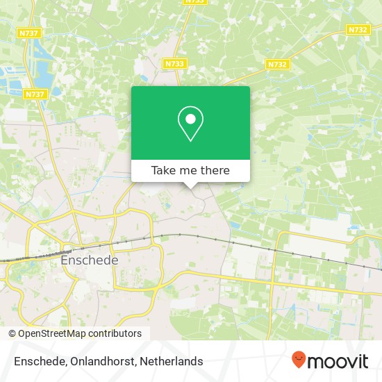 Enschede, Onlandhorst map