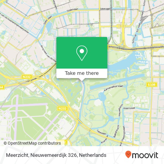 Meerzicht, Nieuwemeerdijk 326 map