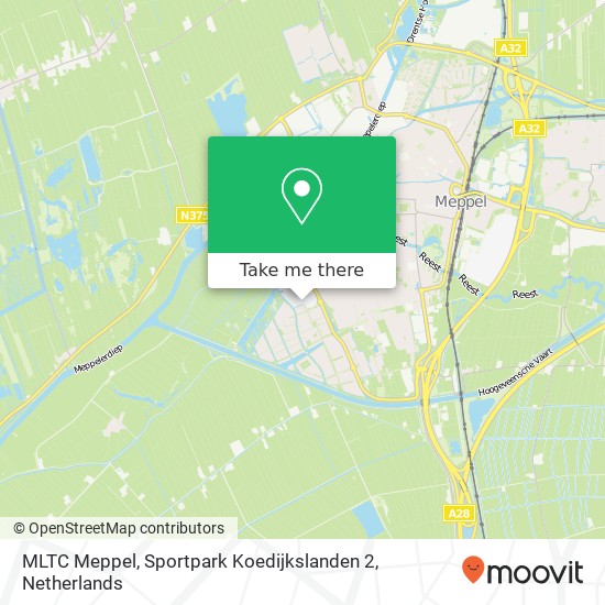 MLTC Meppel, Sportpark Koedijkslanden 2 map