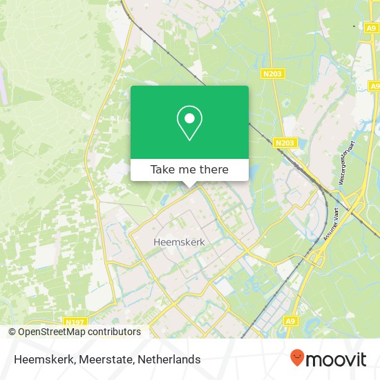 Heemskerk, Meerstate map