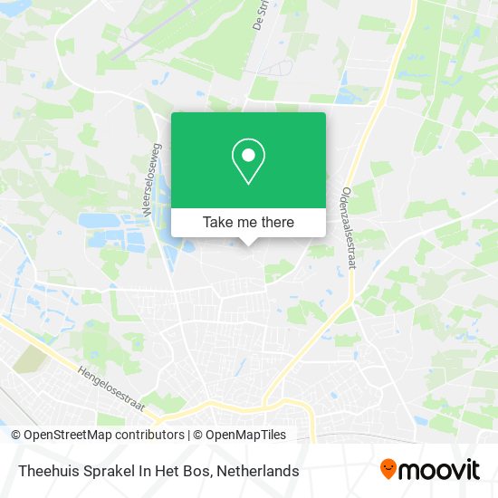 Theehuis Sprakel In Het Bos Karte