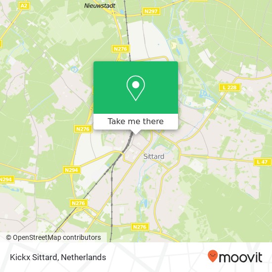 Kickx Sittard map