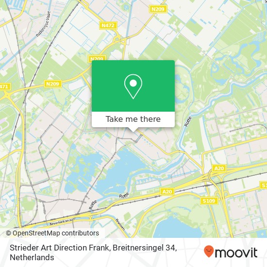 Strieder Art Direction Frank, Breitnersingel 34 map