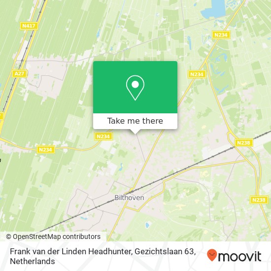 Frank van der Linden Headhunter, Gezichtslaan 63 map