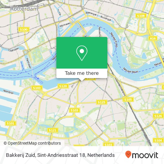 Bakkerij Zuid, Sint-Andriesstraat 18 map