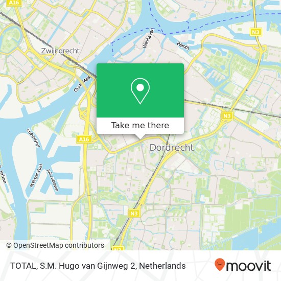 TOTAL, S.M. Hugo van Gijnweg 2 map