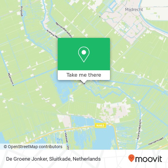 De Groene Jonker, Sluitkade map