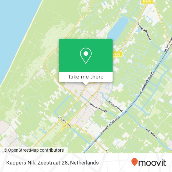 Kappers Nik, Zeestraat 28 map