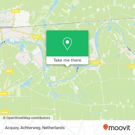 Acquoy, Achterweg map