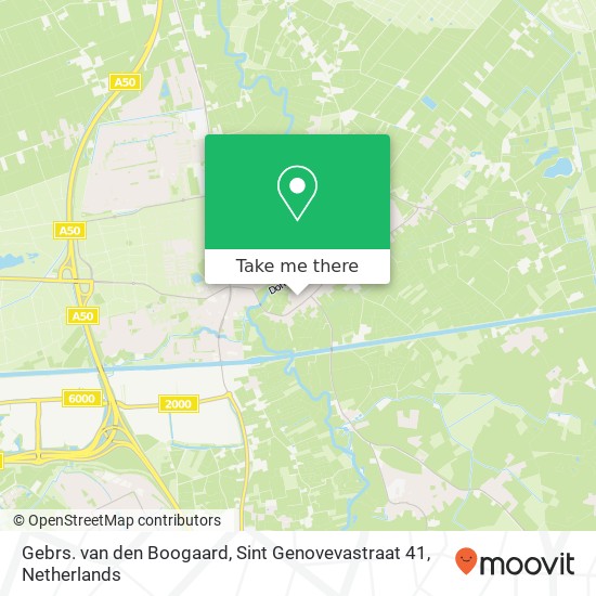 Gebrs. van den Boogaard, Sint Genovevastraat 41 map