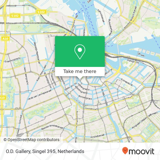 O.D. Gallery, Singel 395 map