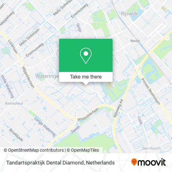 Tandartspraktijk Dental Diamond map