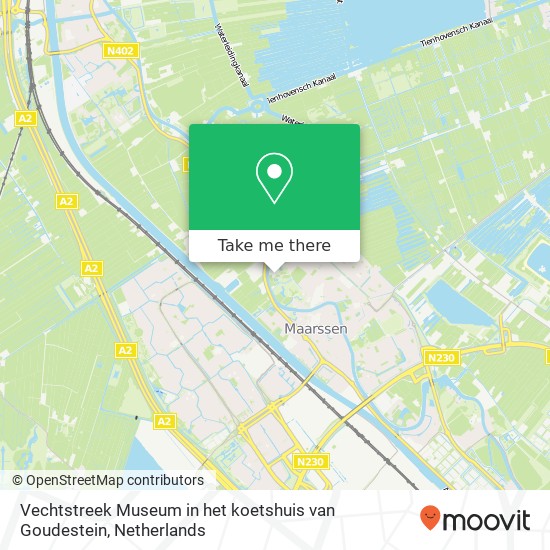 Vechtstreek Museum in het koetshuis van Goudestein map