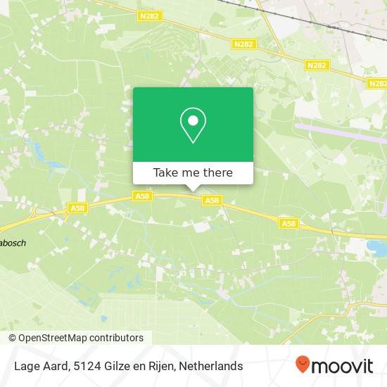 Lage Aard, 5124 Gilze en Rijen map