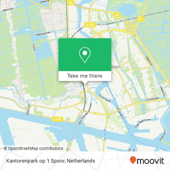 Kantorenpark op 't Spoor map