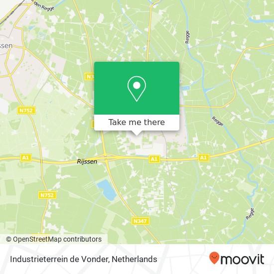 Industrieterrein de Vonder map