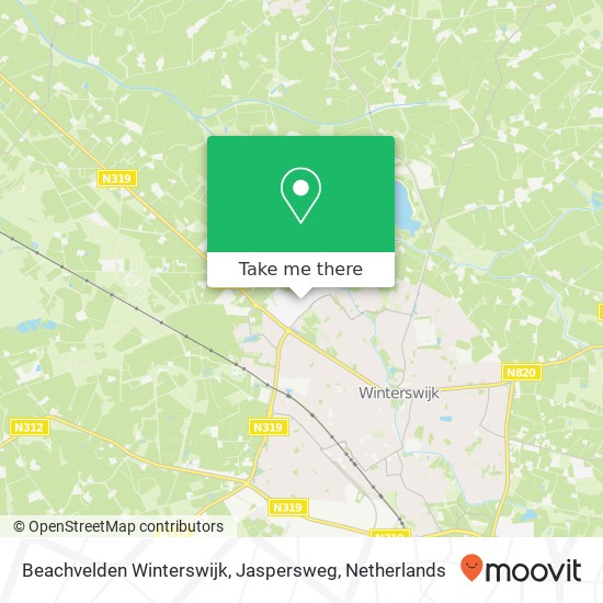Beachvelden Winterswijk, Jaspersweg map