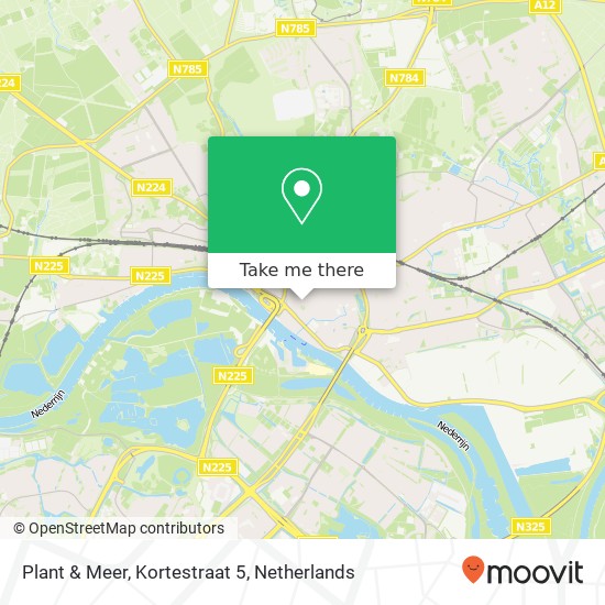 Plant & Meer, Kortestraat 5 map