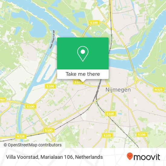 Villa Voorstad, Marialaan 106 map