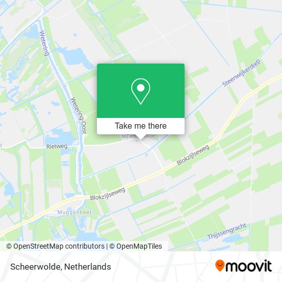 Scheerwolde Karte