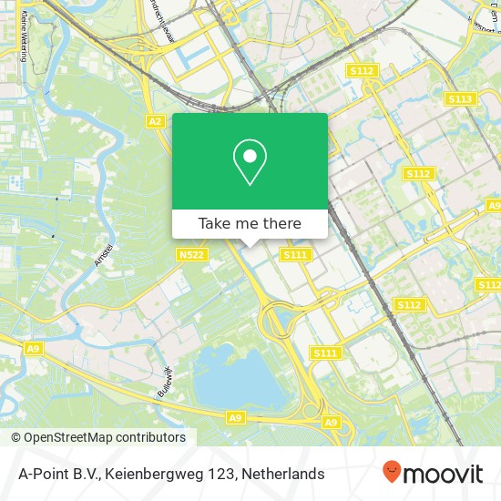 A-Point B.V., Keienbergweg 123 map