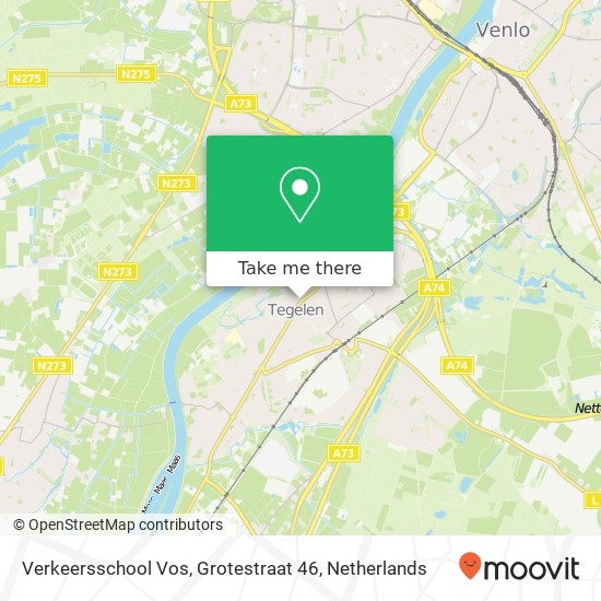 Verkeersschool Vos, Grotestraat 46 map