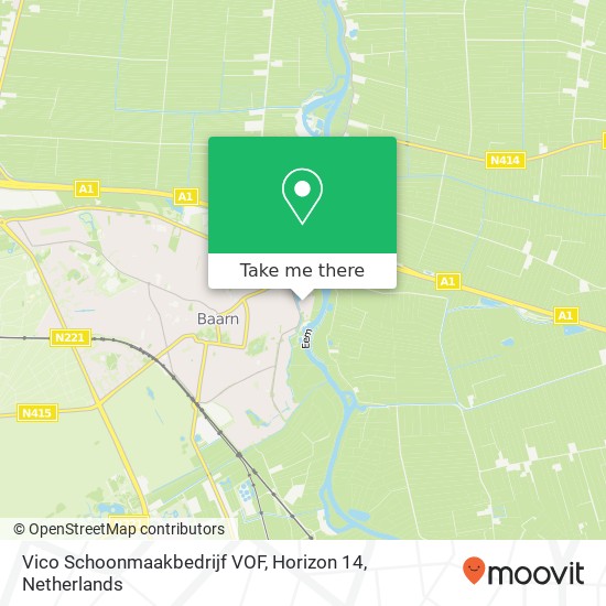 Vico Schoonmaakbedrijf VOF, Horizon 14 map